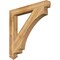 Ekena Millwork Imperial Arts & Crafts Rough Sawn Bracket, Western Red Cedar, 4"W x 34"D x 34"H BKT04X34X34IMP03RWR - alternate 1